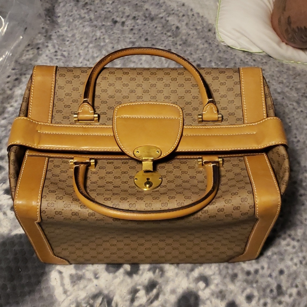 Vintage Gucci Train Case